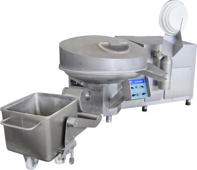 China Vegetable Processing Plant ZKZB-200 Vacuum Bowl Cutter Vegetable Meat Herbs Roll Cutting Machine for sale