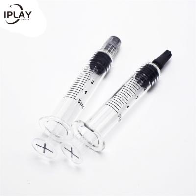 China Pyrex Glass Material Luer Lock Syringes 0.5ml 1ml 2.25ml Capacity for sale