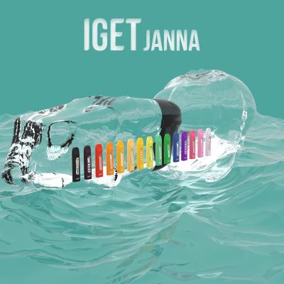 China Iget Janna 450f Vape disponible Pen Lush Ice Disposable Vape 280mah en venta