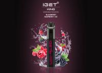 China 2022 Hot Disposable Vape Pens 6% Nicotine Iget King 2600 Puffs Avaliable for sale