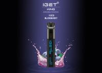 China 2021 sabores descartáveis da pena 9 do vape do cigarro novo dos sopros do REI 2600 do projeto IGET à venda