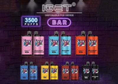 China Hot selling IGET BAR 3500 puffs 13 flavors e-cigarette vapes for sale