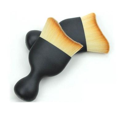 China S Customize S Shape Cream Blush Brush Contour Base Kabuki Makeup Brushes Multifunctional Private Label for sale