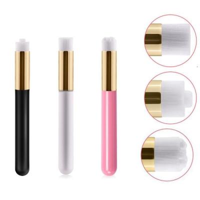 China Angular Blush Eyelash Extension Tools Beauty Makeup Blackhead Brush Wooden Clean Cleansing Brush for sale