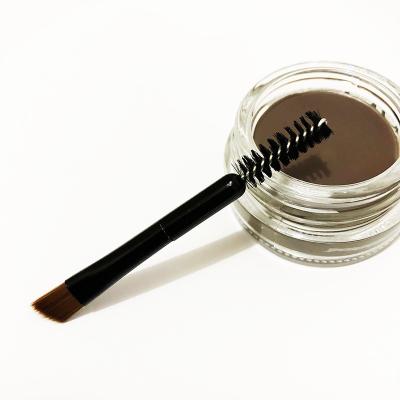 China Angular Blush 2 IN 1 Double Ended Angled Eyebrow Brush Eyelash Makeup Brush for sale