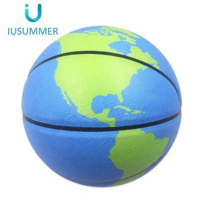 China Interesting Basketball Playing Earth Model Basketball For School Teaching for sale