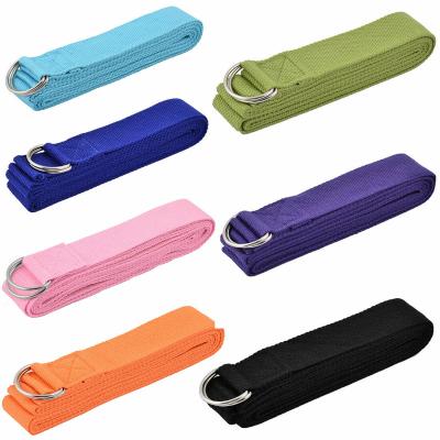 China Hot Selling Durable 6ft Cotton Stretching Strap For Yoga And Pilates for sale