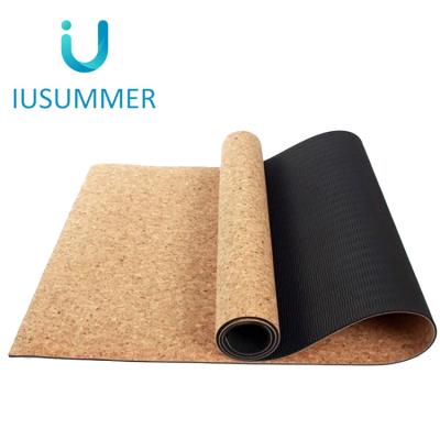 China Whole Organic Strip Cork Yoga Mat Cork From China Factory Non-Slip for sale