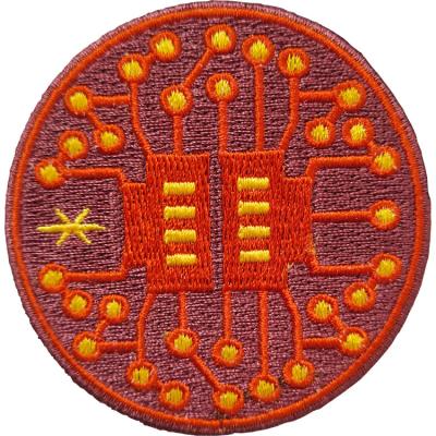 China factory direct sale 3D wholesale football patch tennis ball embroidery iron on patches for sale