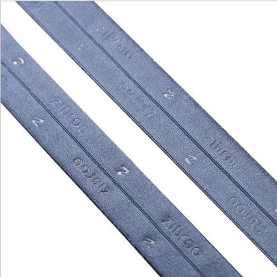 China Factory direct Yiwu Gillian elastic 2.0mm customized engrave logo spandex material webbing elastic band for underwear for sale