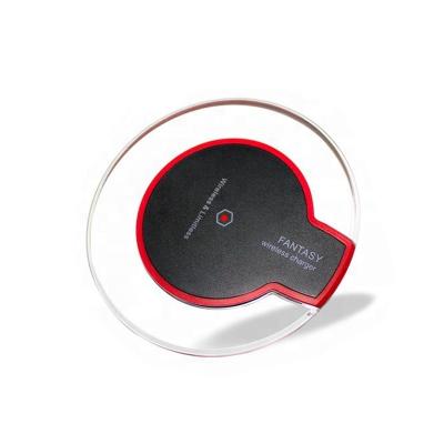 China Wireless Cell Phone Tablet MP3 GPS Phone Charger iPhone Qi-certified Wireless Charging Pad with USB Cable for sale