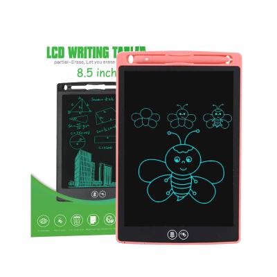 China LZX 2020 Hot Selling Digital Doodle Pad Self Adhesive 8.5 Inch LCD Electronic Writing Pad Partial Erasable Drawing Board for sale