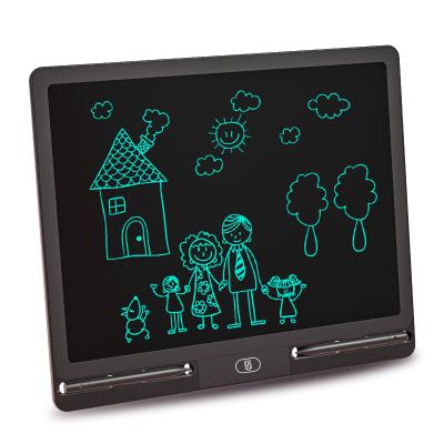 China Aopu Wholesale 16 Inch Digital Drawing Board Self Adhesive Color LCD Writing Tablet Electronic Erasable Single Pad for sale