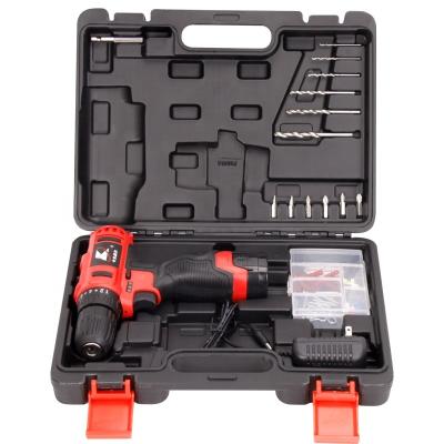 China 14.4V In Line High Power 14.4V Cordless Lithium Drill Battery Pack KAFUWELL P3070A 15 PCS Set Tools Electric Lithium Drill Power Tool Box For Woodworking for sale