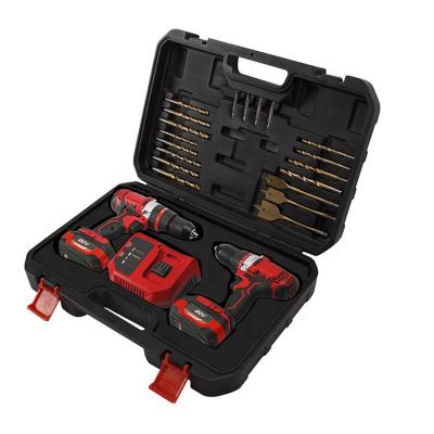 China Tools KAFUWELL H16036AW 20V Power Drill Tool Kit Wood Twin Cordless Wood Drilling Tool for sale