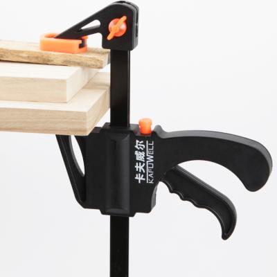 China Professional Wood Working Woodworking Tools F Type Kafuwell Wood Plastic Clamp for sale