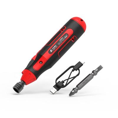 China KAFUWELL-P3502A Home Rechargeable Electric Pen With USB Mini Battery Screw Driver Gun Wireless Chargeable Electronic Bit for sale