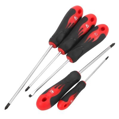 China Good Quality Durable KAFUWELL SD6611-1 S2 Slotted Screwdriver With Different Size S2 Screwdriver Factory OEM Magnetic Backing for sale