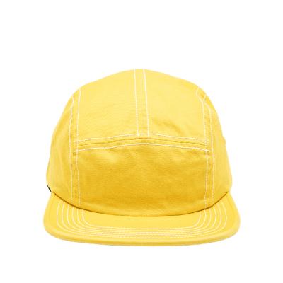 China JOINT Youth Dad Hat Unstractrued 5 Panel Elastic Camp Hat Manufacturer for sale