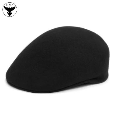 China Character French Fashion Flat Woolen Hats for sale