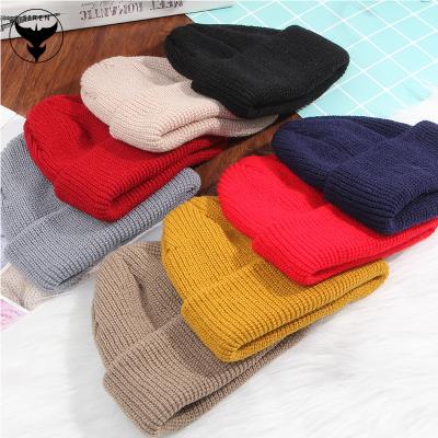 China Beanie Knitted Hats 100% acrylic funny wholesale COMMON for sale