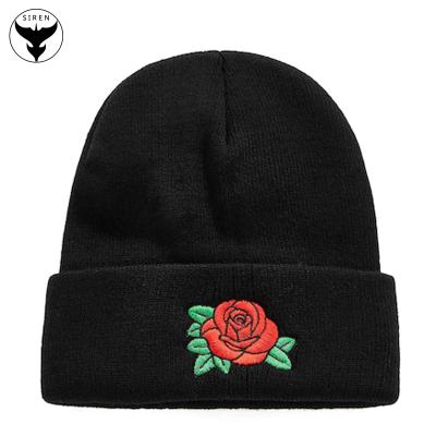 China COMMON Women Beanie Custom With Embroidery for sale