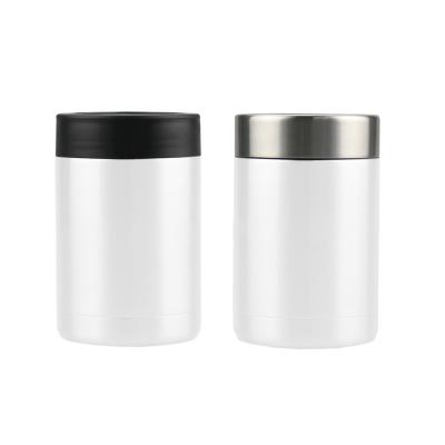 China Factory Price 12oz Double Wall Stainless Steel Sublimation Viable Upright Blanks Can Cooler Tumbler Cups for sale