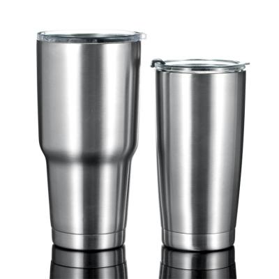 China 20oz 30oz 304 Stainless Steel Coffee Tumbler Vacuum Insulated With Sustainable Eco Friendly Lids And Straws for sale