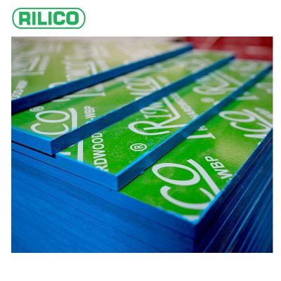 China Building Construction RILICO 0.5mm Thick Double Layer Plastic Toughened March Proof Film Faced Plywood Sheets for sale