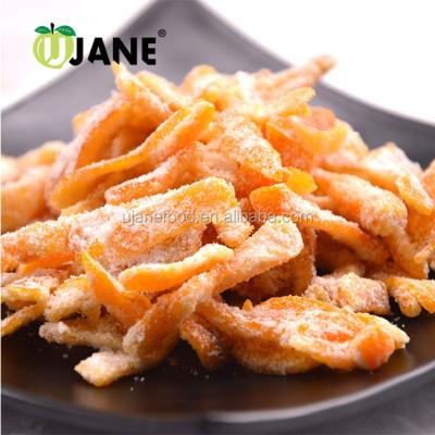 China PRESERVED sweet and sour glazed orange peel dried orange slices for sale