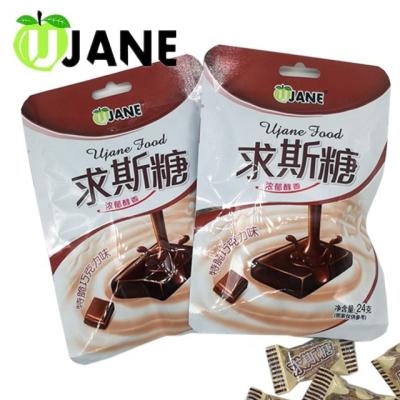 China Natural chocolate flavor candy milk and mint candy for sale