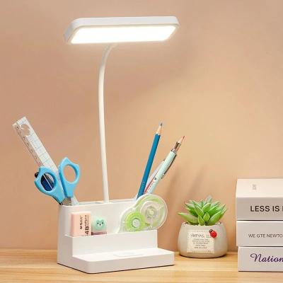 China Modern LED Table Lamp for Kids Pen Storage Eye Protection Stepless Dimming Touch Desk Light Student Study Lamp Office Reading Light for sale