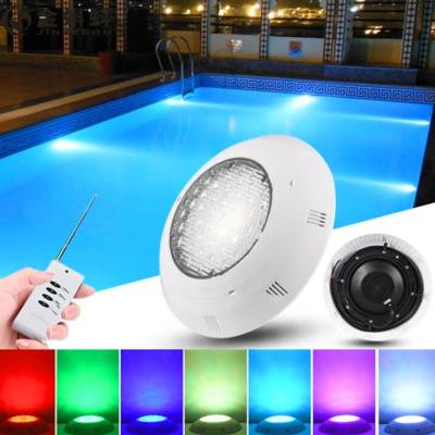 China IP68 Residential Waterproof Lighting LED Pool Lights Wall Mounted Underwater Lamp RGB 12V Remote Control for sale