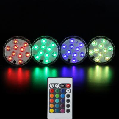 China Residential Remote Control LED Aquarium Lights RGB Lamp Swimming Pool Diving Lights For House for sale