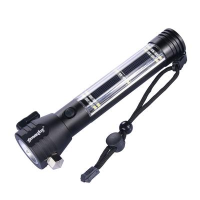 China Outdoor Activity Flashlight Portable USB LED Solar Field Activity Emergency Fill Lamp for sale