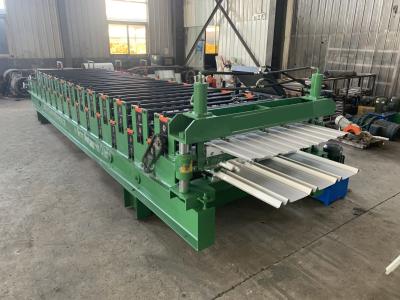 China Ibr runzelte Doppelschicht 12m/Min Roof Panel Roll Former zu verkaufen