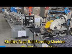 Cold Bending Shutter Door Roll Forming Machine	380V 50Hz Non Stop High Speed