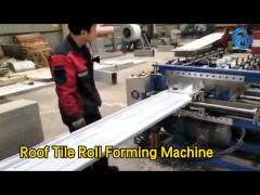 Standing Seam Roof Tile Roll Forming Machine 15 M/min Self Lock