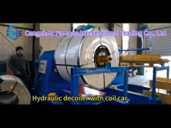 Hydraulic decoiler