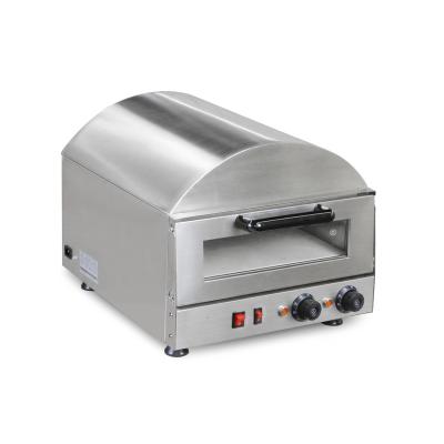 China Snack Factory Equipment Electric Single Deck Pizza Maker Baking Oven By Stainless Steel for sale