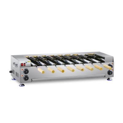 China Electric kalac commercial oven snacks factory kurto chimney cake machine with 8pcs stainless steel stick for sale for sale