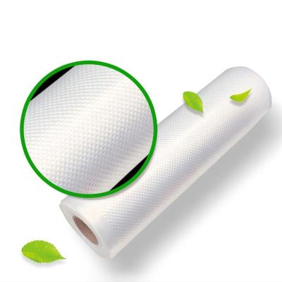 China Food Moisture Proof Clear Storage Bag Plastic Compression Vacuum Roll Packaging Bag for sale