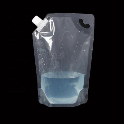 China 1000ml 1L Storage Holder Liquid Reusable Liquid Packaging Bag Spout Pouch for sale