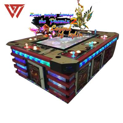 China High Quality Fish Game 8 Players Fish Game IGS Software Bird Fish Kirin Table Arcade Game Machine WT1014 for sale