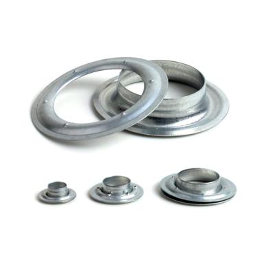 China Durable Stainless Steel Iron Sheet 10mm Grommets / Custom 10mm Grommets For Tarpaulin for sale