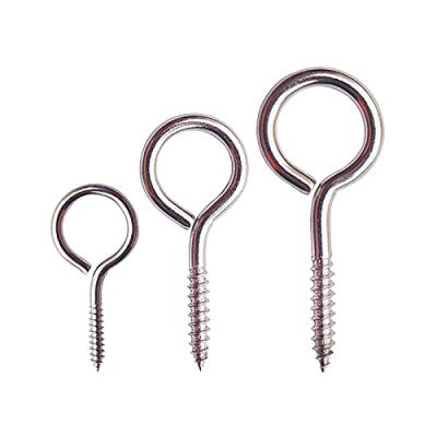 China Duability Round End Screw Eye, Metal Cup Hook, Indoor And Outdoor Use Claw Eyescrews Fasteners for sale