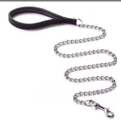 China Heavy Alloy Dog Rope Belt Dog Chain With Handlesuitable Pad For Large And Medium Dogs 70 Inches for sale