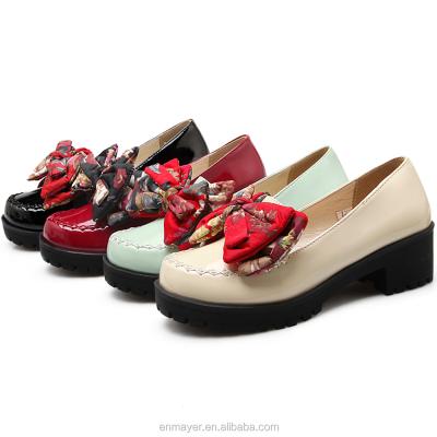 China Wholesale Soft Bow Tie Casual Shoes Women Oxford Shoes Girl School Girl Comfort Shoes for sale