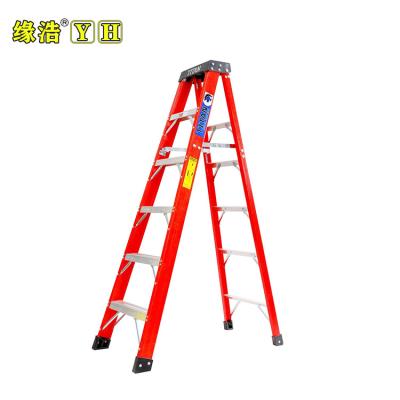 China Insulation Ladders Household Portable Universal Fiberglass Step Ladder for sale