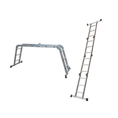 China Aluminum folding ladders en131 2 section extension 6m ladder 12 meters for sale